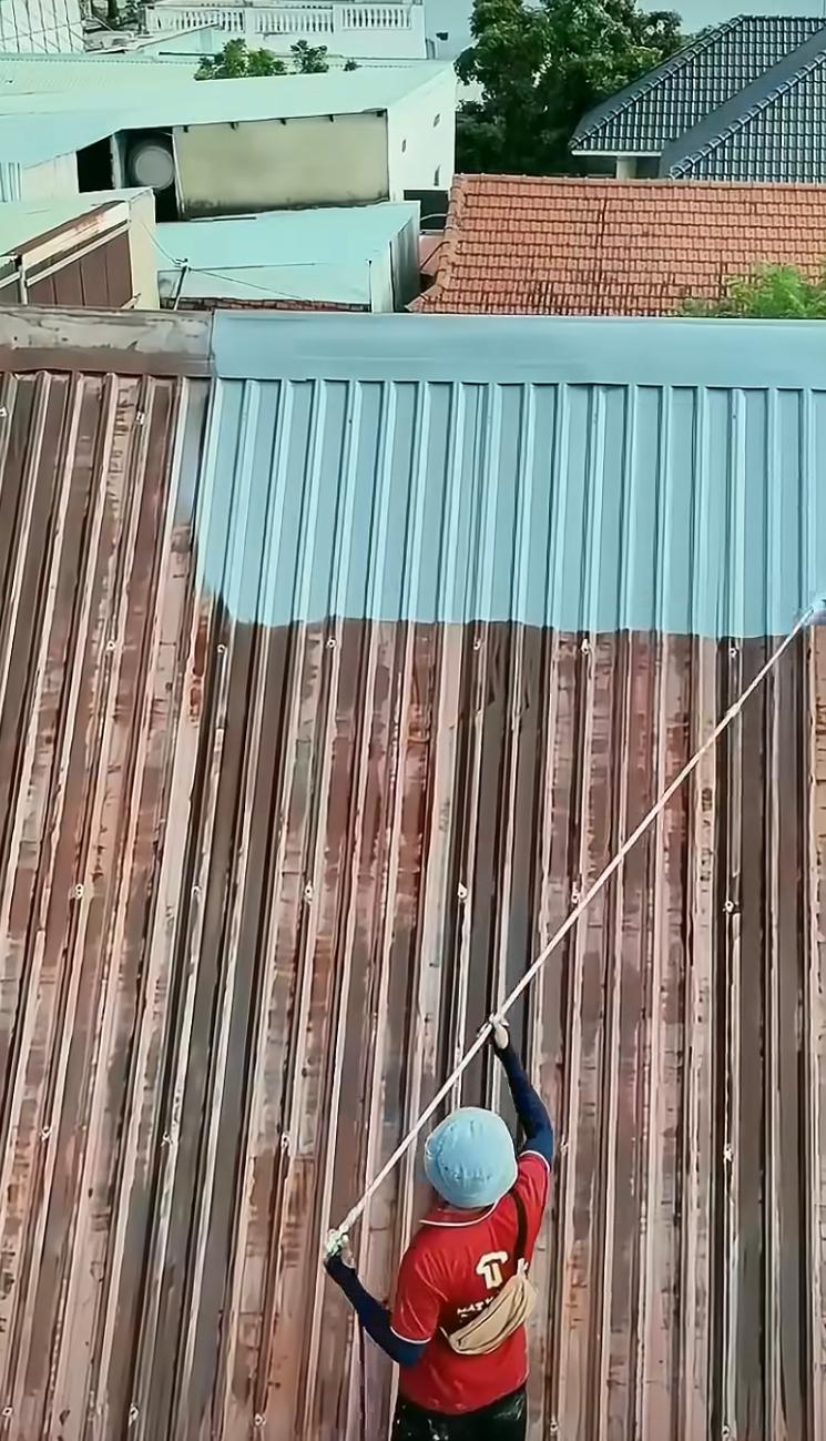 Peinture toiture rouillée La Réunion